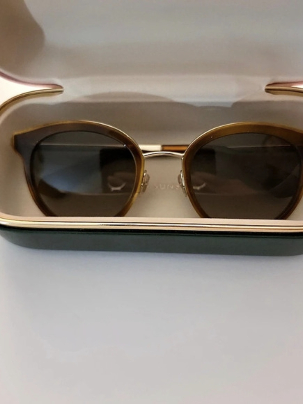 Kate Spade Hello Sunshine Lisanne Brown & Gold Sunglasses